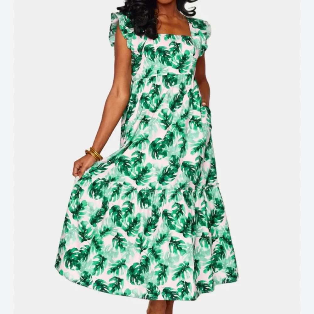 Buddy Love Ruched Maxi Sundress - Small - Picture 2 of 6